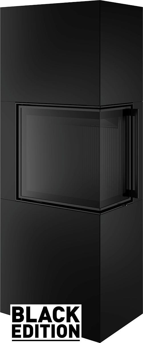 Kaminofen Spartherm Lungo 2R Black Edition 6,0 kW