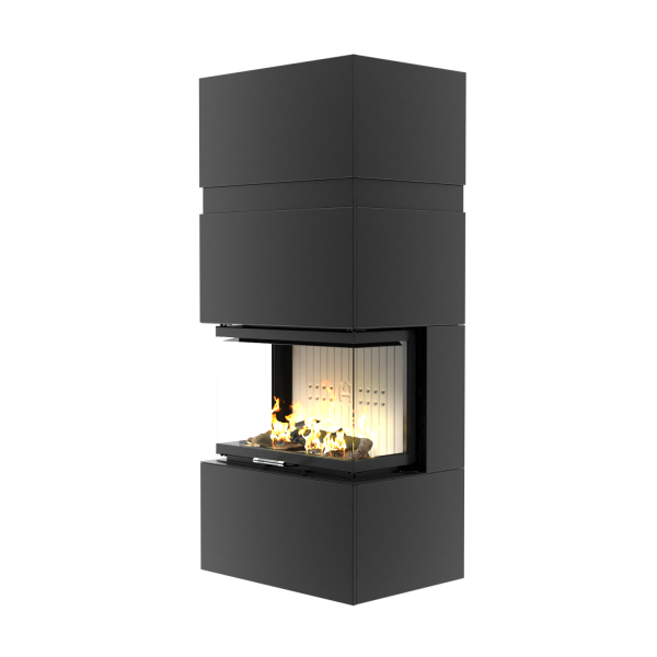 Kaminverkleidung Hitze Trinity 80x35x53.G Tri Box 12 kW