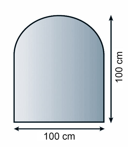 Glas-Funkenschutzplatte 6mm Stärke - Lienbacher