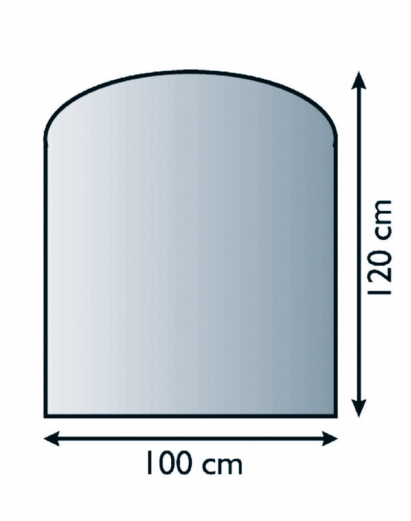 Glas-Funkenschutzplatte 6mm Stärke - Lienbacher
