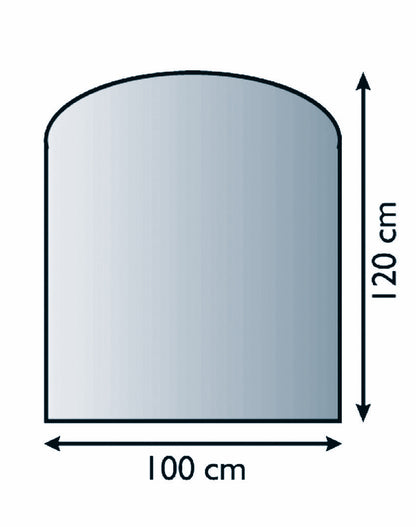 Glas-Funkenschutzplatte 6mm Stärke - Lienbacher