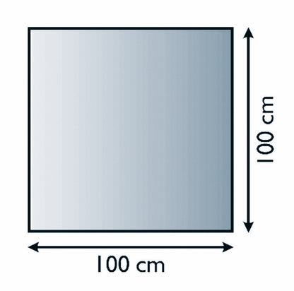 Glas-Funkenschutzplatte 6mm Stärke - Lienbacher