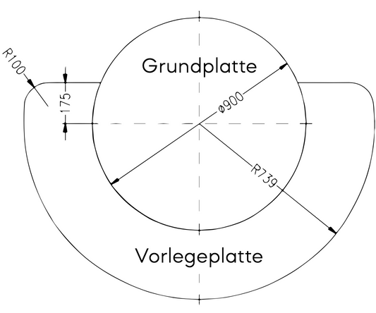 Kaminzubehör Spartherm Grundplatte