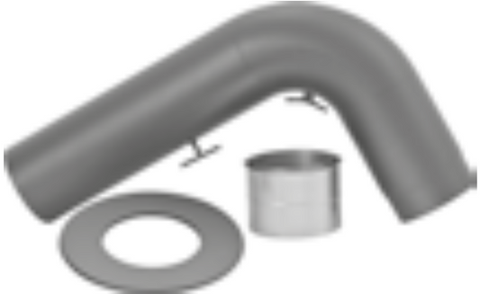 Kaminzubehör Spartherm Rauchrohrbogen Set