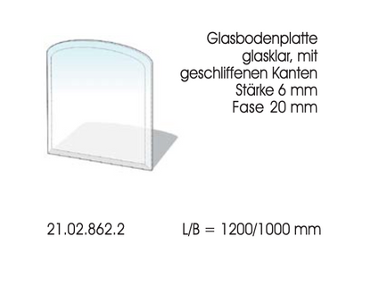Glas-Funkenschutzplatte 6mm Stärke - Lienbacher