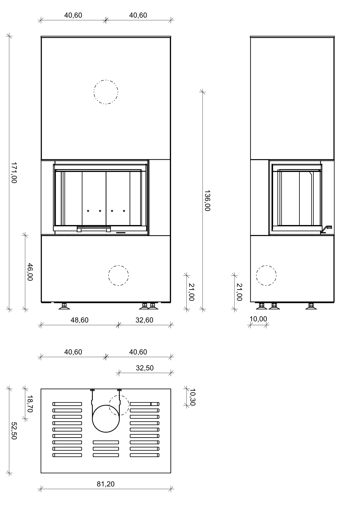 Kaminbausatz Monolith Modul L20 7,8 kW