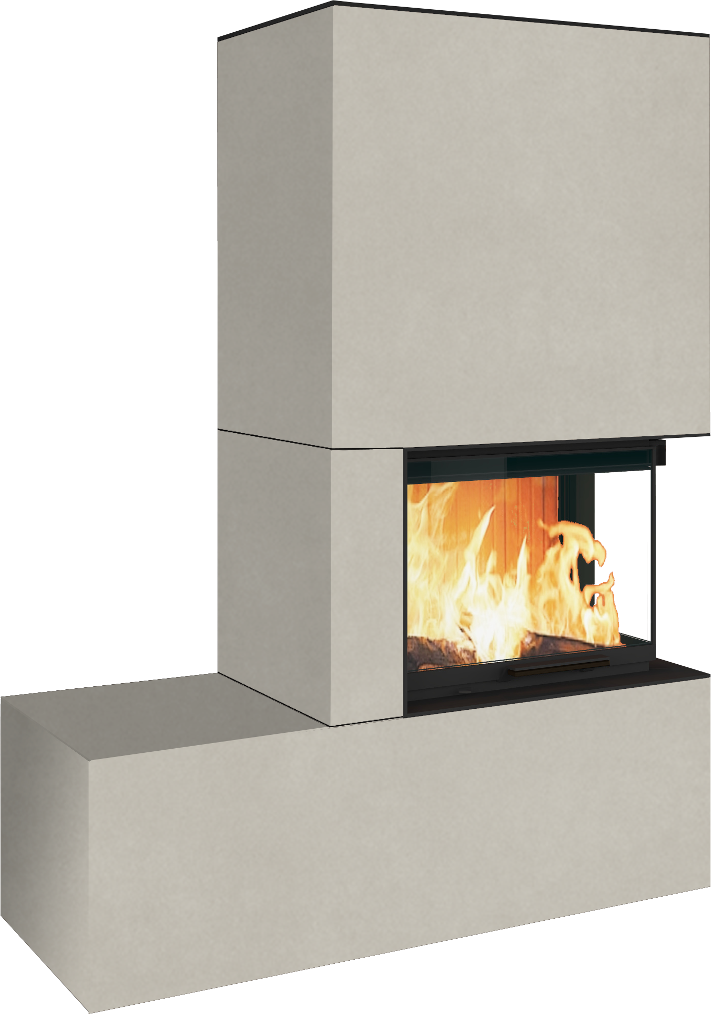 Kaminbausatz Neocube C13 7,8 kW