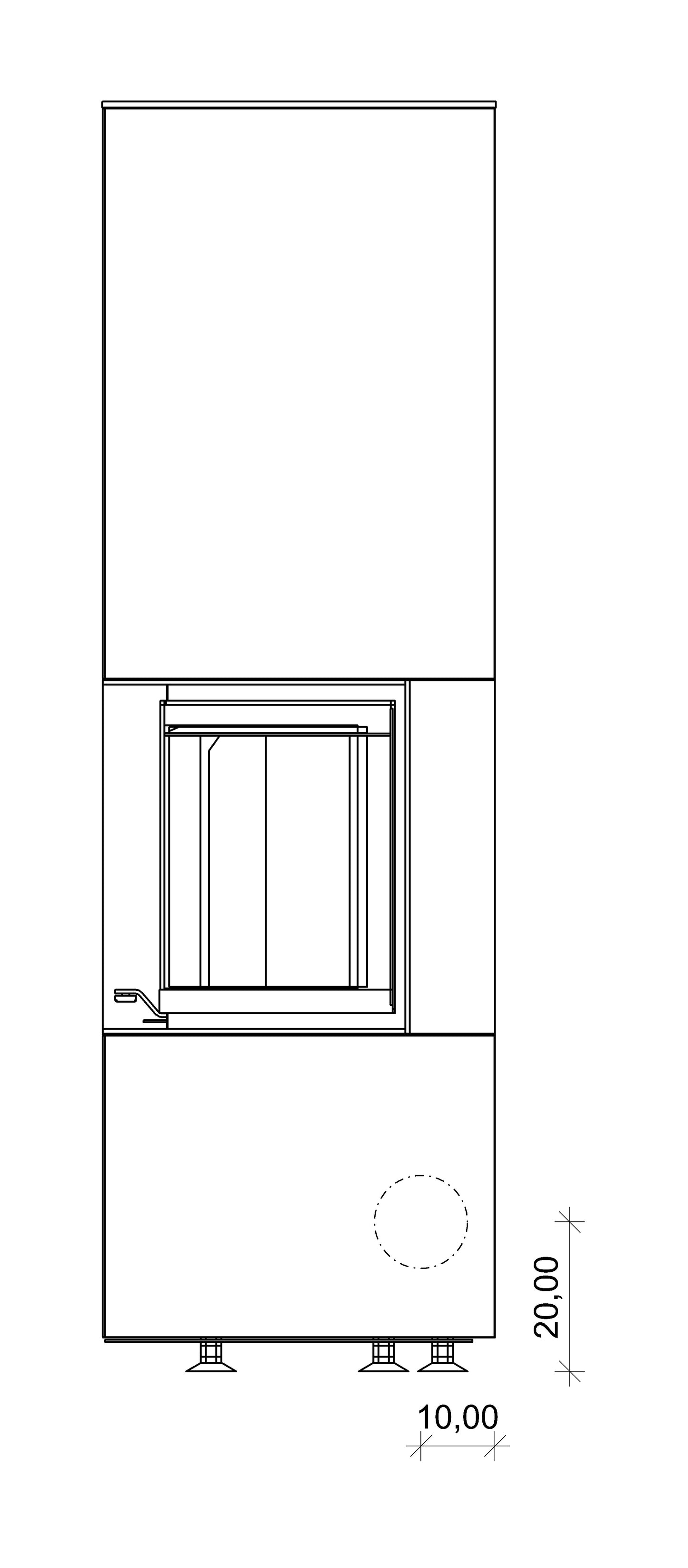 Kaminbausatz Neocube C12 7,8 kW