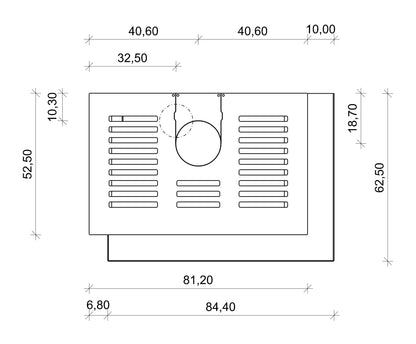 Kaminbausatz Neocube C14 7,8 kW