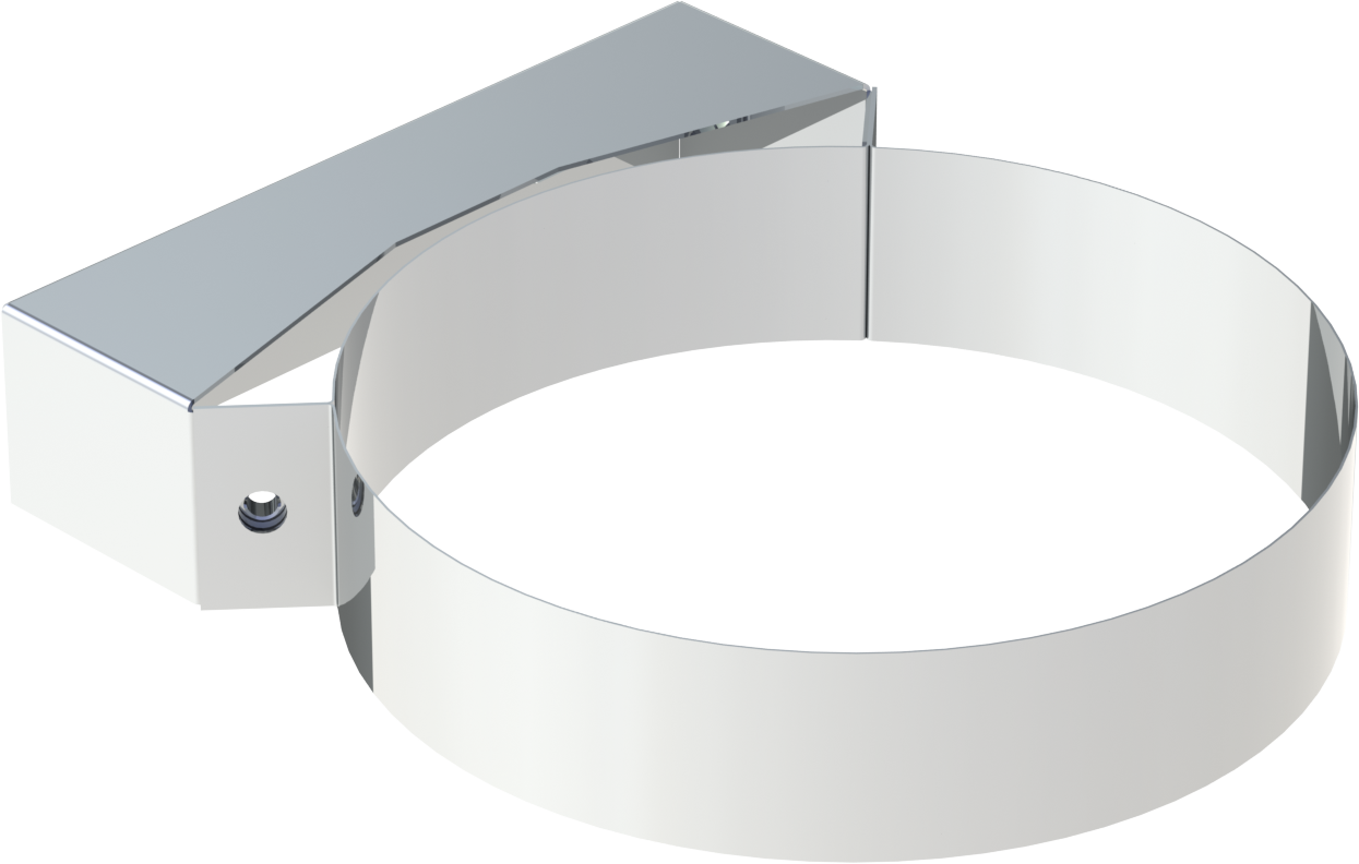 Wand- und Deckenabstandshalter 50 mm - doppelwandig - Jeremias DW-ECO