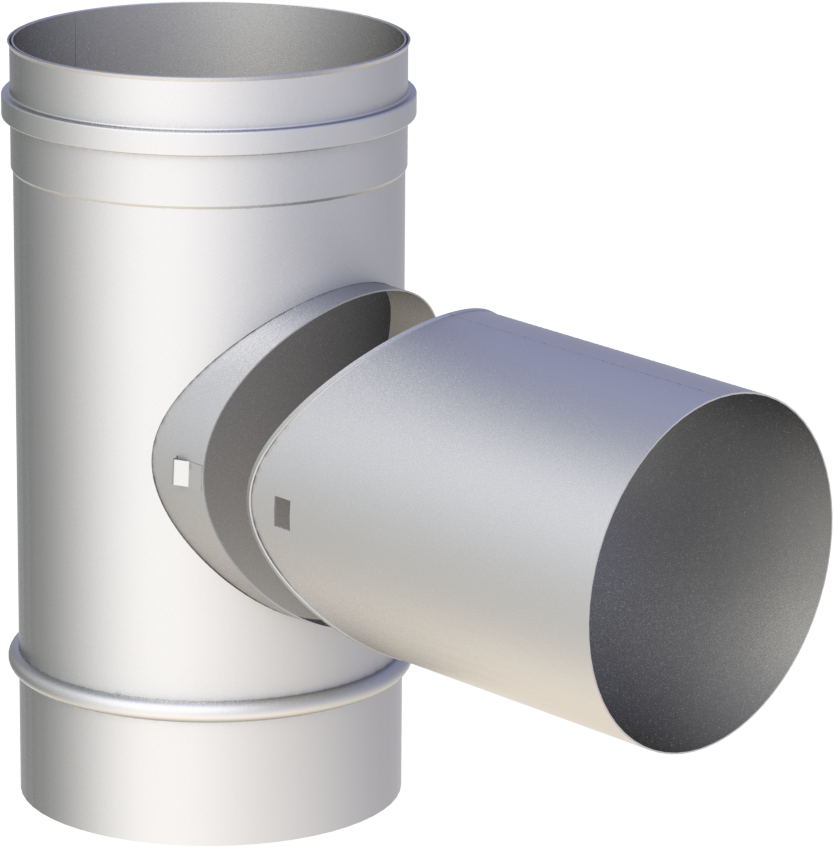 Jeremias FU06 Komplettset – Einwandiges Abgassystem Ø150 mm – 7,30 m Höhe – Edelstahl