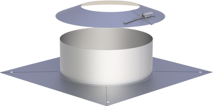 Jeremias FU06 Komplettset – Einwandiges Abgassystem Ø150 mm – 7,30 m Höhe – Edelstahl