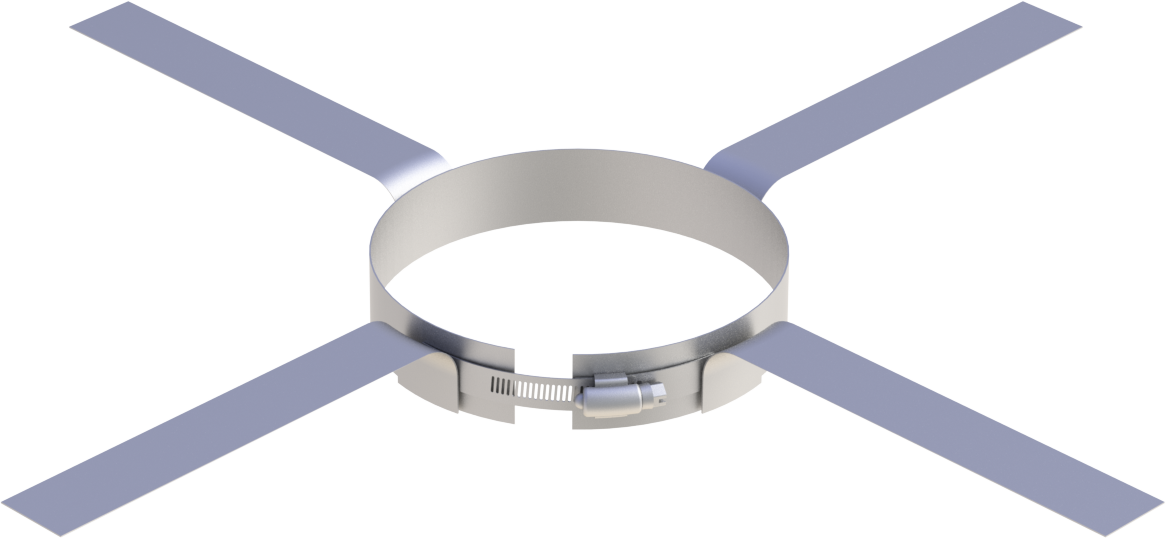 Jeremias FU06 Komplettset – Einwandiges Abgassystem Ø150 mm – 7,30 m Höhe – Edelstahl