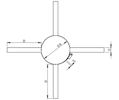 Jeremias FU40 Montageschelle EW-FU – Edelstahl – Ø 80 bis 600 mm