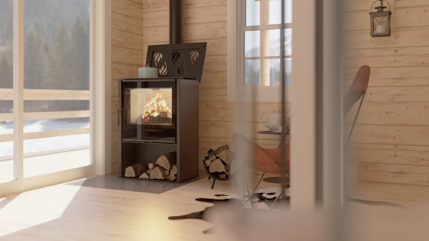 Kaminofen Hitze Lupo M 8,7 kW