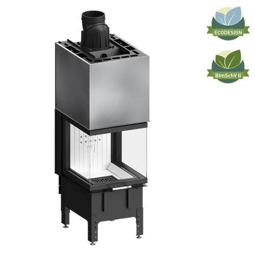 Kamineinsatz Hitze Trinity 54x54x53.G 10 kW
