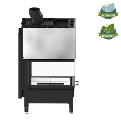 Kamineinsatz Hitze Trinity 54x80x53.G 12 kW