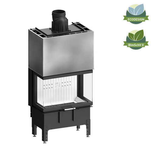 Kamineinsatz Hitze Trinity 80x35x53.G 12 kW