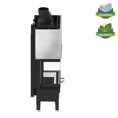Kamineinsatz Hitze Trinity 80x35x53.G 12 kW