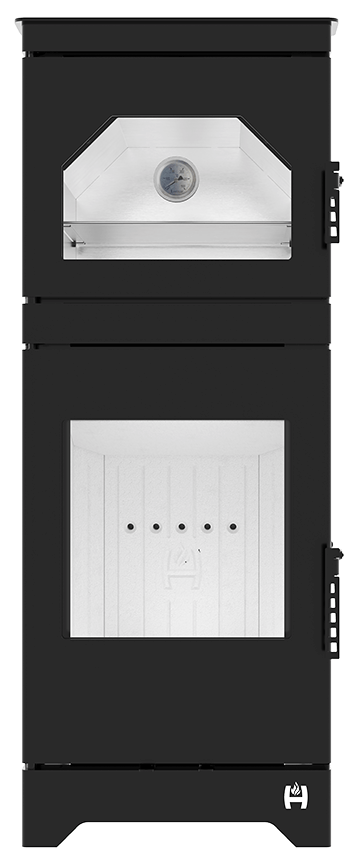 Kaminofen Hitze Lynx O 6,5 kW mit Backofenfunktion