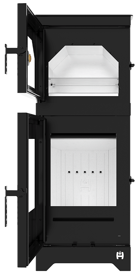Kaminofen Hitze Lynx O 6,5 kW mit Backofenfunktion