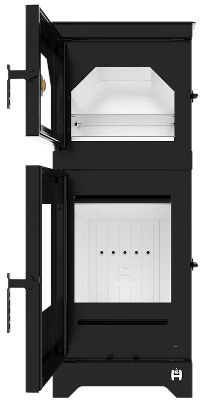 Kaminofen Hitze Lynx O 6,5 kW mit Backofenfunktion