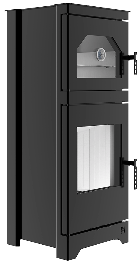 Kaminofen Hitze Lynx O 6,5 kW mit Backofenfunktion