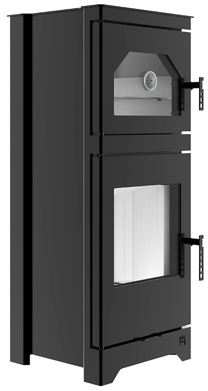 Kaminofen Hitze Lynx O 6,5 kW mit Backofenfunktion