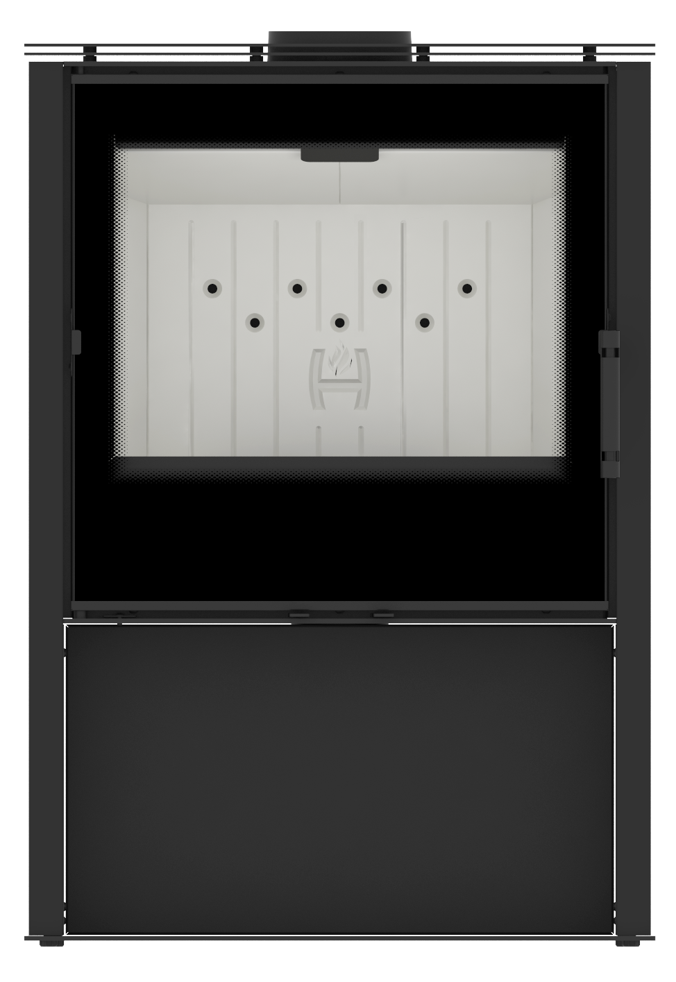 Kaminofen Hitze Lupo M 8,7 kW