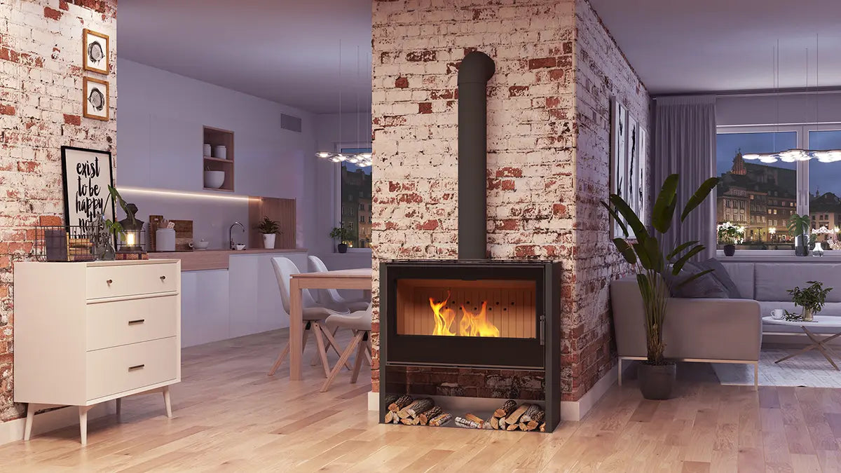 Kaminofen Hitze Lupo L 11 kW