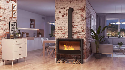 Kaminofen Hitze Lupo L 11 kW