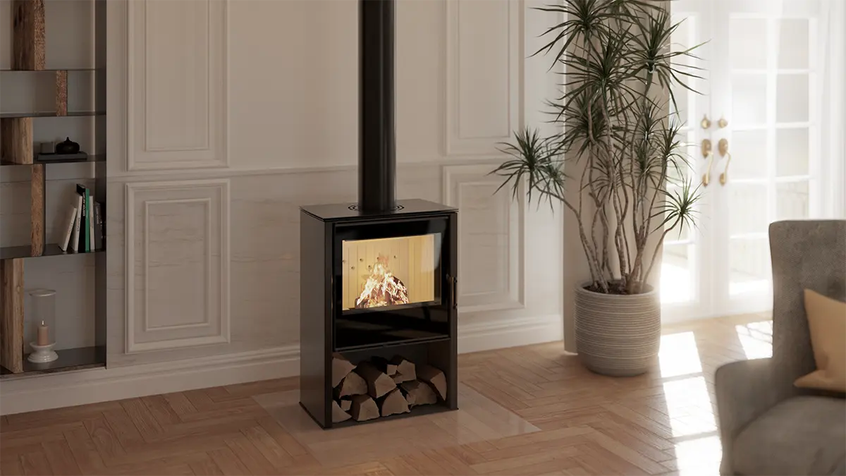 Kaminofen Hitze Lupo M 8,7 kW