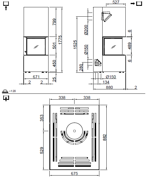 Kaminofen Spartherm Artemis 9,3 kW