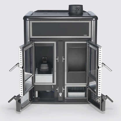 Hybridofen Klover DUAL Thermo 16,1 kW (Pellet) & 11,3 kW (Holz)