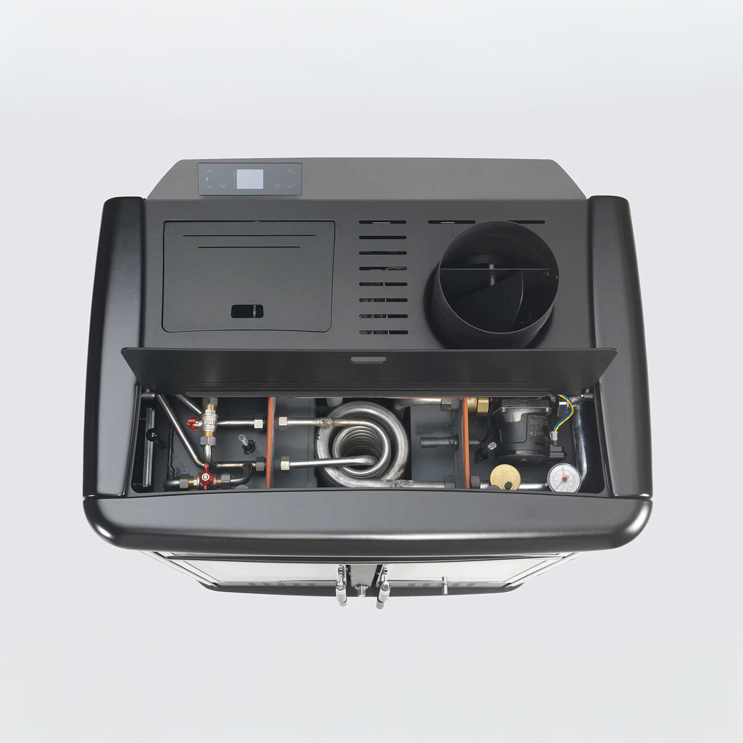 Hybridofen Klover DUAL Thermo 16,1 kW (Pellet) & 11,3 kW (Holz)