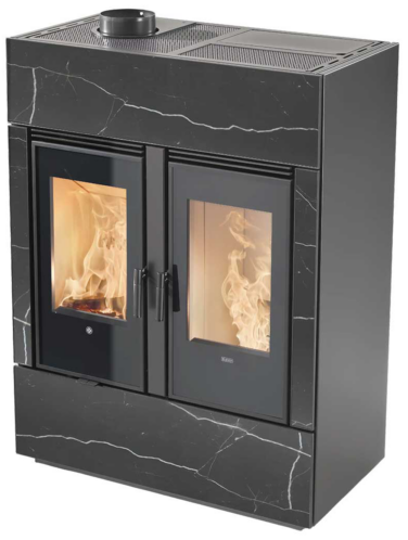 Hybridofen Klover DUAL Air 9,6 kW (Pellet) & 8,7 kW (Holz)