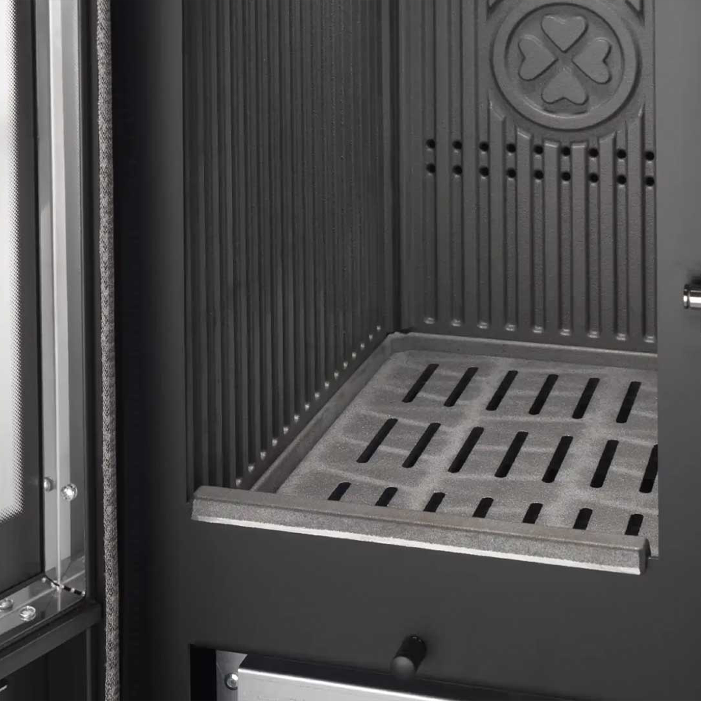 Kaminofen Klover Star 90 INOX mit Backofen 11,5 kW