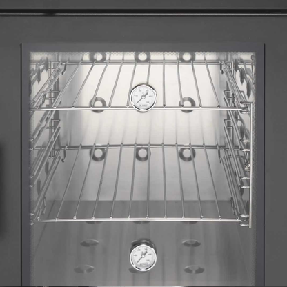 Kaminofen Klover Star 90 INOX mit Backofen 11,5 kW