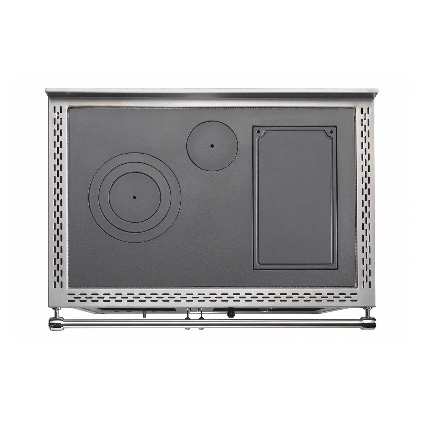 Kaminofen Klover Star 90 INOX mit Backofen 11,5 kW