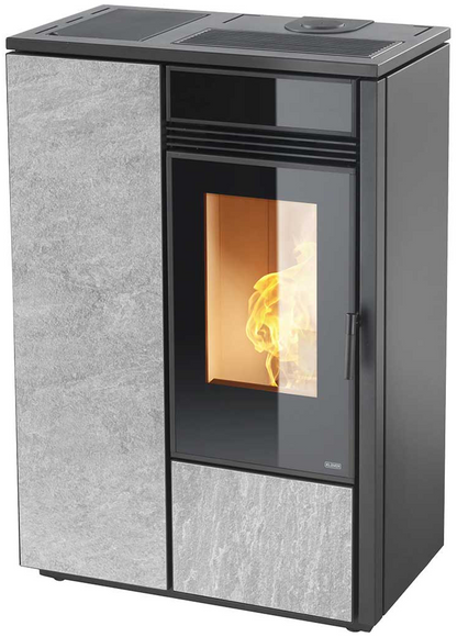 Pelletofen Klover Vertical 100s STONE 9,3 kW