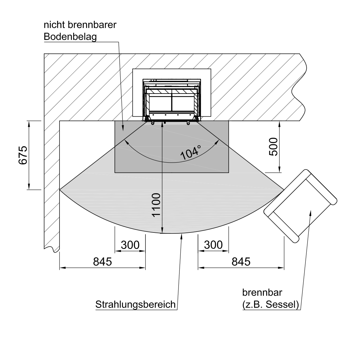 Kaminkassette Spartherm Linear S 600 5 kW