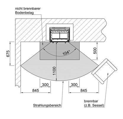 Kaminkassette Spartherm Linear S 600 5 kW