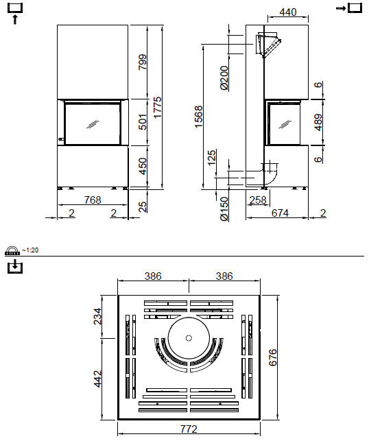 Kaminofen Spartherm Ares 10 kW