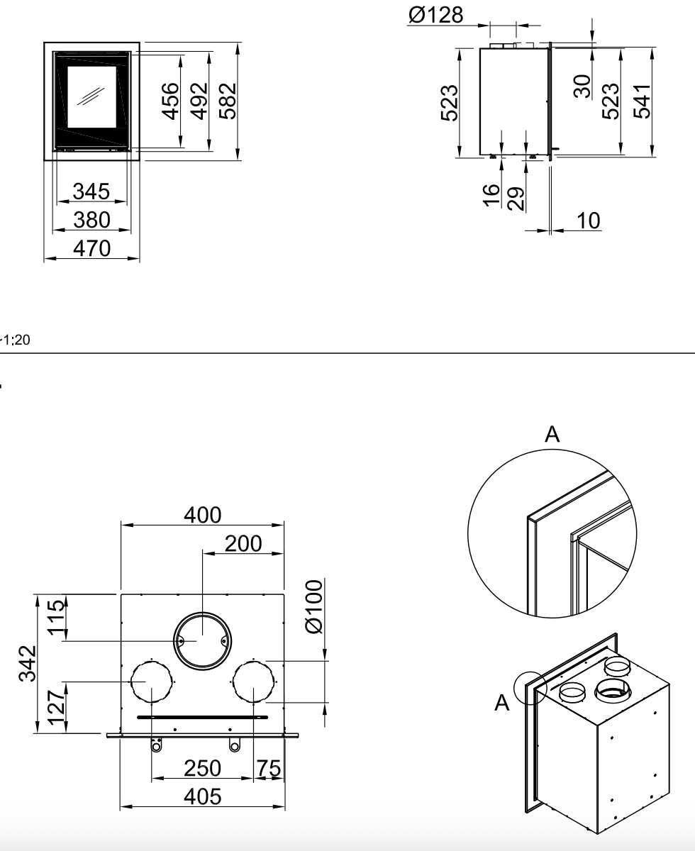 Kaminkassette Spartherm Linear XS 500 4 kW