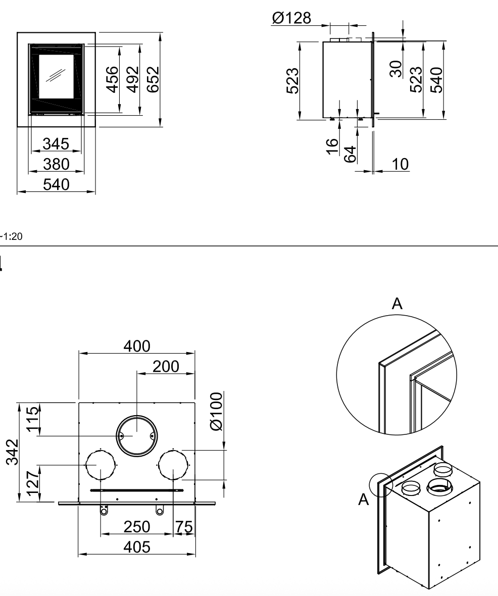 Kaminkassette Spartherm Linear XS 500 4 kW